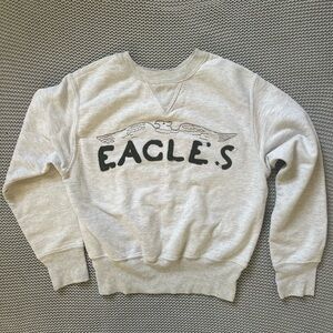 Levi's Light Gray Crewneck Sweatshirt with Eagle Graphic